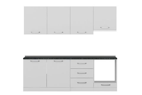 MİNAR 240 CM MUTFAK DOLABI BEYAZ 240 B9
