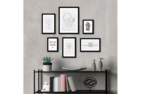 ALTILI MY MOM ÇERÇEVELİ POSTER PANO SETİ