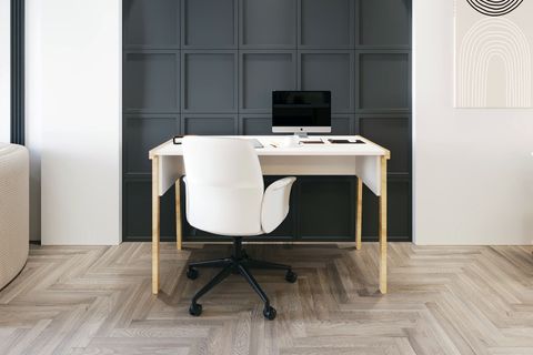 LAGOMOOD ZENİTH ÇALIŞMA MASASI, BEYAZ MEŞE, 120CM