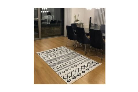 HALIMAX DARA 186 KAYMAZ DOKUMA TABANLI ETNİK DESENLİ MODERN HALI, 200X290