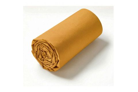 MAKİ HOME ÇİFT KİŞİLİK LASTİKLİ ÇARŞAF VE YASTIK KILIFI SETİ, HARDAL, 160X200, 50X70