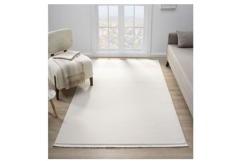 ARTES BAMBU DOKULU MODERN MAKİNE HALISI, KREM, 100X500, 12000