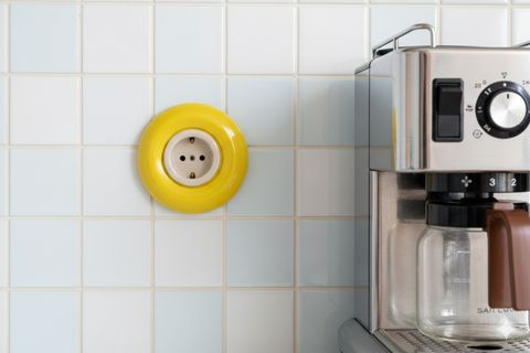 PORSELEN PRİZ, SARI