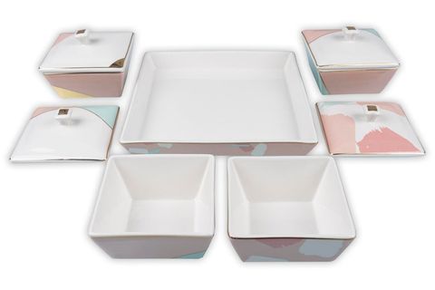 BELLA PİNK 5 PARÇA KAHVALTILIK SETİ 19 CM