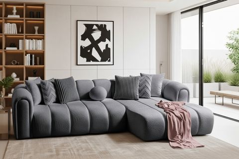 OSLO KÖŞE KOLTUK, SAĞ, KOYU GRİ