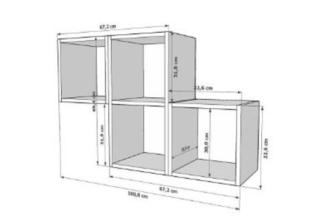 AYDIN KİTAPLIKLI RAF, HVV-DVR-1003