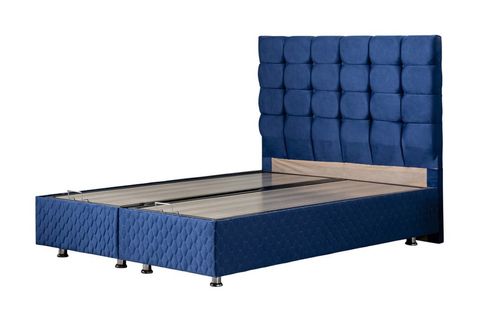DUKE NEW BAZA BAŞLIK VE YATAK SETİ, LACİVERT, 90X200