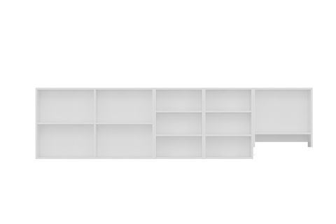 MİNAR 280 CM MUTFAK DOLABI BEYAZ 280-B4-ÜST MODÜL