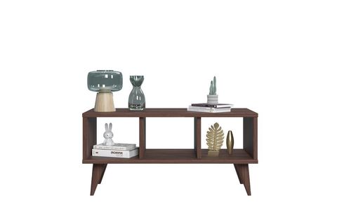 RUUM STORE BY DOĞTAŞ NONA ÜÇ BÖLMELİ ORTA SEHPA CEVİZ