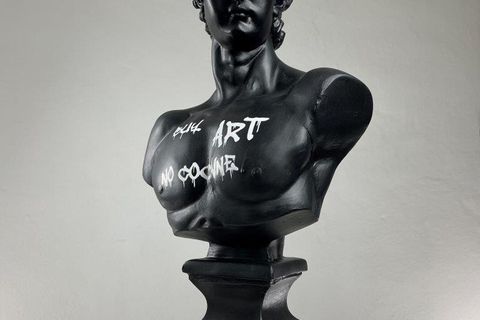 DAVID BUY ART NO COCAINE POP ART DEKORATİF ROMA YUNAN HEYKELLERİ