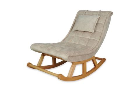 ASEDİA MİSKİN PUF, KREM, AHŞAP, NATUREL AYAK