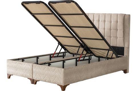 BAMBOO BAZA BAŞLIK VE YATAK SETİ, 90X190