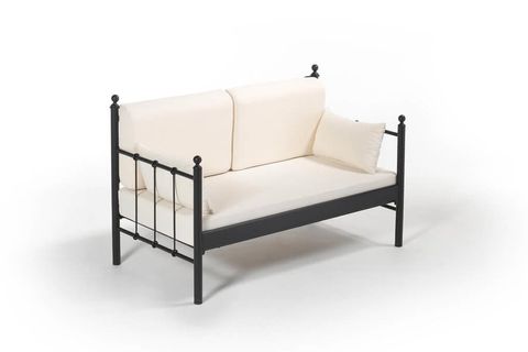 LALAS DK METAL SOFA SEDİR SİYAH 70X140CM