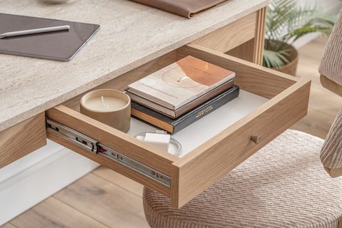 HAVEN ÇALIŞMA MASASI, MEŞE TRAVERTEN