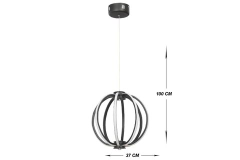 VENON AYDINLATMA VİEV SEKİZLİ AVİZE, SİYAH