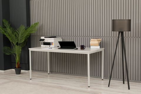 ARPELİA ÇALIŞMA MASASI, GRİ, 160 CM