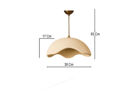 HANDMADE WABİ SABİ KARBON BETON AVİZE, ONDİA