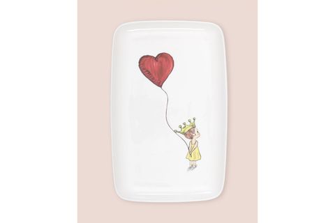 THE MİA LUV DİKDÖRTGEN SERVİS TABAĞI 31X20 CM