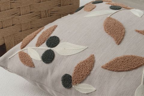 SONBAHAR DESENLİ DOLGULU KIRLENT  PUNCH 43X43