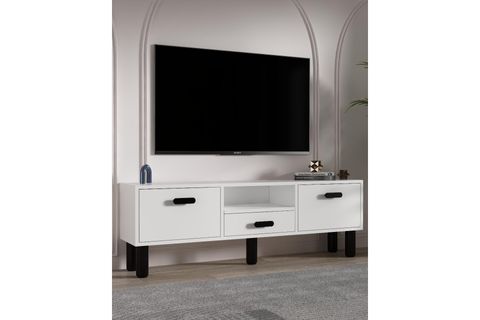 DROPDD TV SEHPASI BEYAZ SİYAH, 1327DROPDD 64