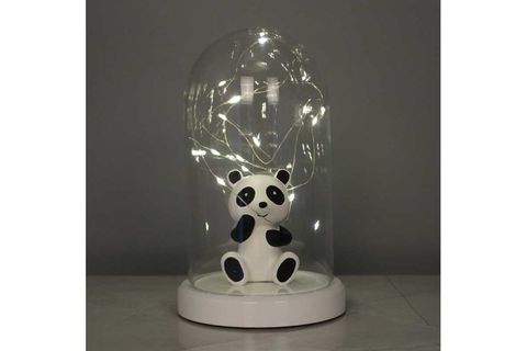 IŞIKLI FANUS LAMBA, PANDA FİGÜRLÜ, BEYAZ