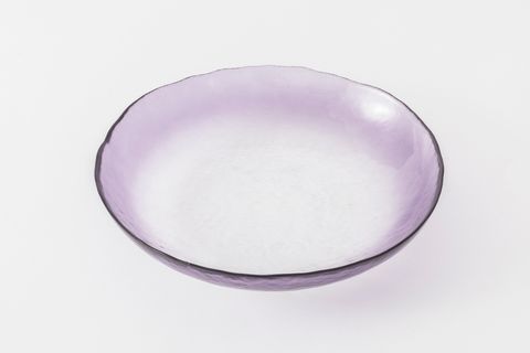KİTCHEN ESSENTİALS ALTHEA CAM ÇUKUR YEMEK TABAĞI 21 CM, MOR