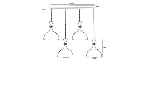 AKAY DÖRTLÜ SIRALI ESKİTME SARKIT