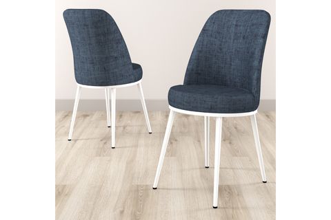 LİFE MUTFAK MASA TAKIMI 4157, 2 SANDALYE BEYAZ, 70X110
