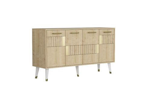 MODA KONSOL, 4 KAPAKLI, SAFİRMEŞE ALTIN
