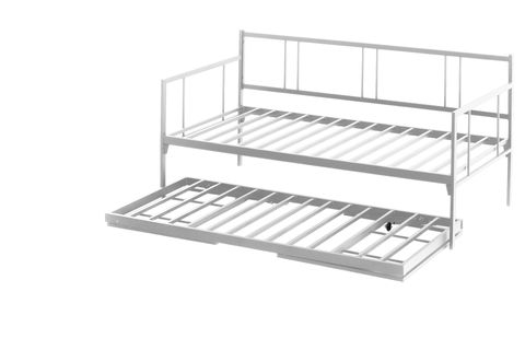 FORTE DAYBED YAVRULU METAL KARYOLA, BEYAZ, 90X200