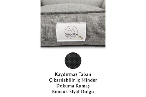 VANILLA KÖPEK YATAĞI KAHVE XL BEDEN 75X95X22