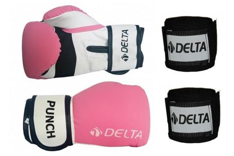DELTA PUNCH DURA STRONG BOKS ELDİVENİ BOKS EL BANDAJI SETİ 6 OZ