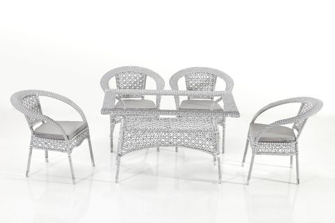 ETİ BAHÇE BALKON MASA TAKIMI, RATTAN
