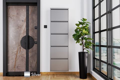 LİNEA METAL AYAKKABILIK, SİLVER, 5 KAPAKLI