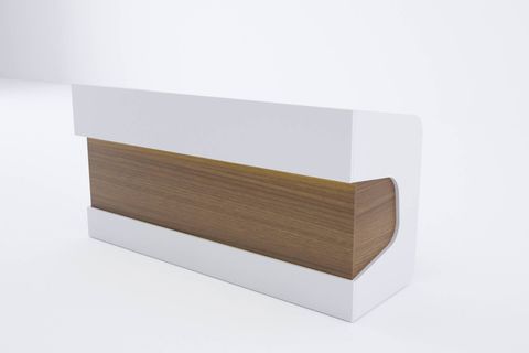 BANKO 1 100 CM CEVİZ BEYAZ