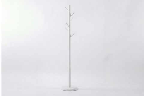 RAMA KAYIN AHŞAP ASKILIK, MAT LAKE BEYAZ, 178 CM