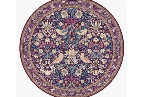 MOR BÜLBÜL DOKUMA TABAN HALI, 603 YNG 150X150 CM
