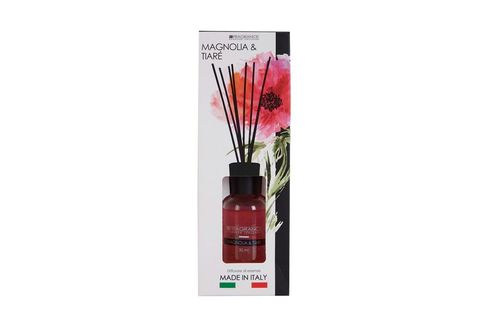 BAMBU ÇUBUKLU ODA KOKUSU VE PARFÜM 30 ML İTALYAN TASARIM MANOLYA AROMALI 3,5X3,5X8CM