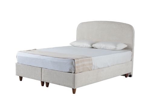 LUNA NİTA BAZA VE BAŞLIK SETİ, KREM, 160X200