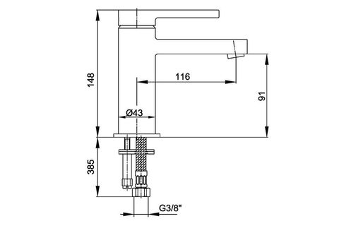 ECA MİNA LAVABO BATARYASI 102108920H