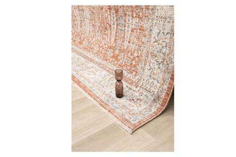 VİNTAGE ESKİTME DESENLİ DOKUMA MAKİNE HALISI, TERRA, 200X305, 10207