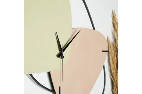 BRAZİL METAL HAND MADE DUVAR SAATİ, 58X55 CM