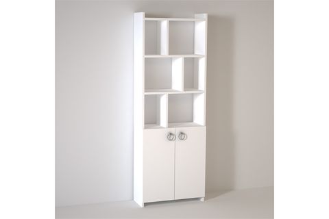 KALENDER DEKOR MAYRA DOLAPLI KİTAPLIK, BEYAZ, MY01