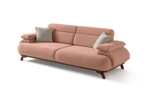 ALASKA SIRT MEKANIZMALI CEVIZ KASALI ÜÇLÜ KOLTUK, PUDRA