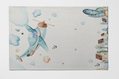 ELSE MİNİK ASLANLI DESENLİ TEK KİŞİLİK PİKE TAKIMI, 150X220 CM