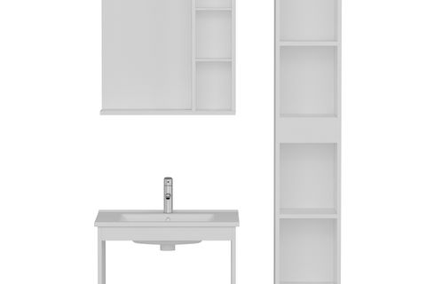 VERA BANYO DOLABI 65CM AS2K+1K1A+ETJ+BOY BEYAZ