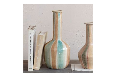 HAND PAİNTED TERRACOTTA VAZO, 2