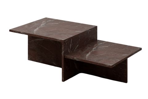 TRİA ORTA SEHPA, ROSSO MERMER