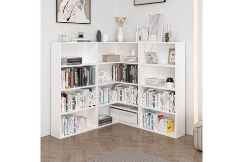 ADEL KÖŞE KİTAPLIK, BEYAZ, SET 3