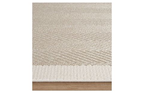 KOLAY TEMİZLENEN YIKANABİLİR BORDÜRLÜ SİSAL HALI, 140X200, KREM
